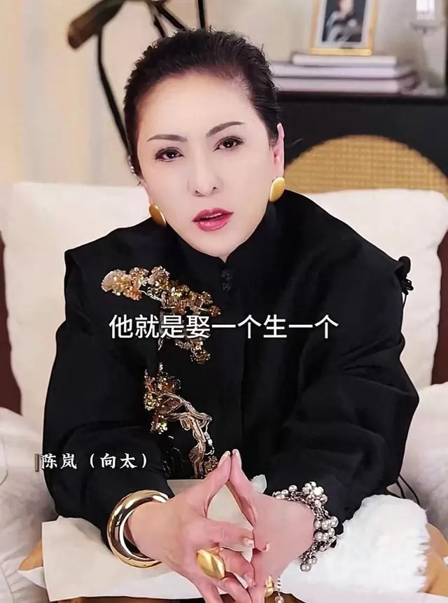 向太揭香港高龄富豪婚恋模式：每段婚姻生一子、签婚前协议 - 现场图